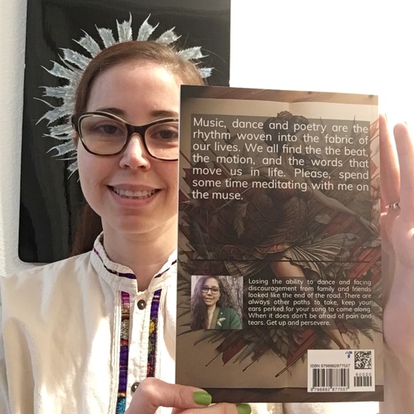 Personalized signed copy of self published book of poetry Rhythm and Muse - Picture 2 of 7